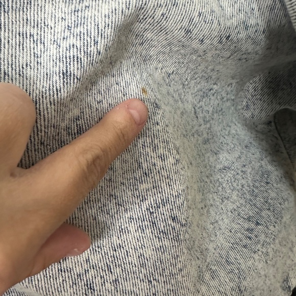 Vtg Acid Wash Denim Cropped Jacket & Trumpet Skirt Set Sz Small - Picture 7 of 10